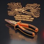 دم باریک برند Pliers فک بلند با دسته دورنگ مشکی نارنجی