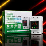 محافظ ولتاژ گرین مدل GLP300D دیجیتال داخل کنتوری ریلی تابلویی کالای برق صداقت